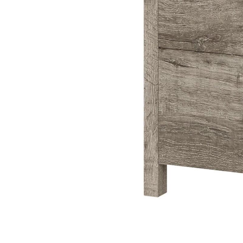 Dextrus Bedroom Furniture, Twin Dresser with Mirror, Six-Drawer Storage Unit, Bedroom Storage Drawer Unit, Dimensions 47.2  W x 15.7  D x 31.5  H, Maple Gray - Image 5