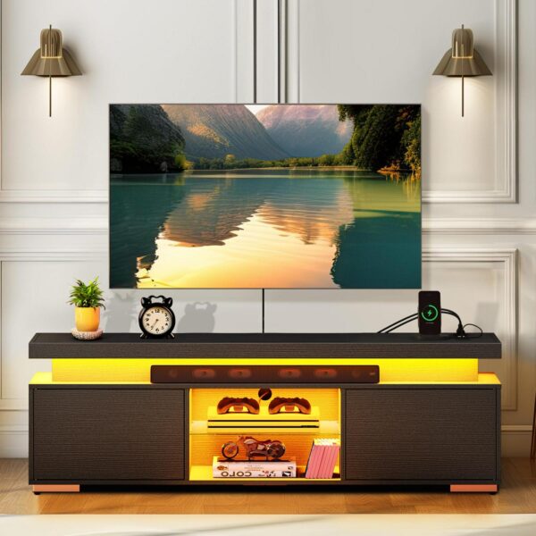 Dextrus LED TV Stand ced6eec307f14fd692ae95772d1eaeeb
