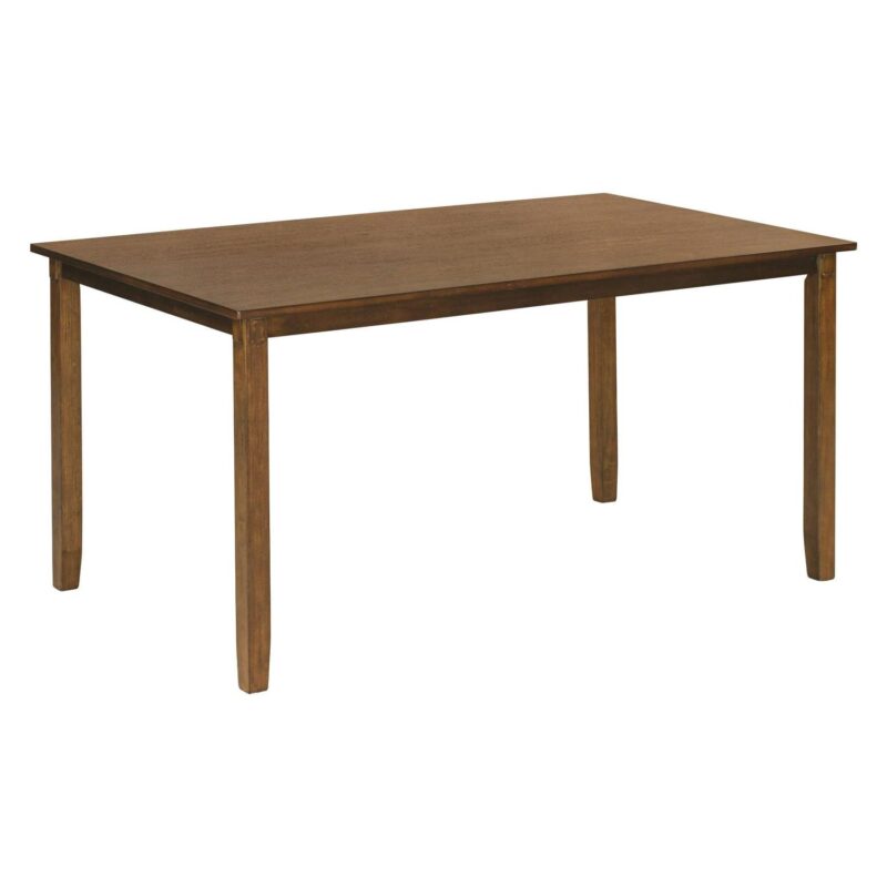 EUROCO 6-Piece Kitchen Dining Table Set Wooden Rectangular Dining Table, 4 Fabric Chairs and Bench Family Furniture - Image 7