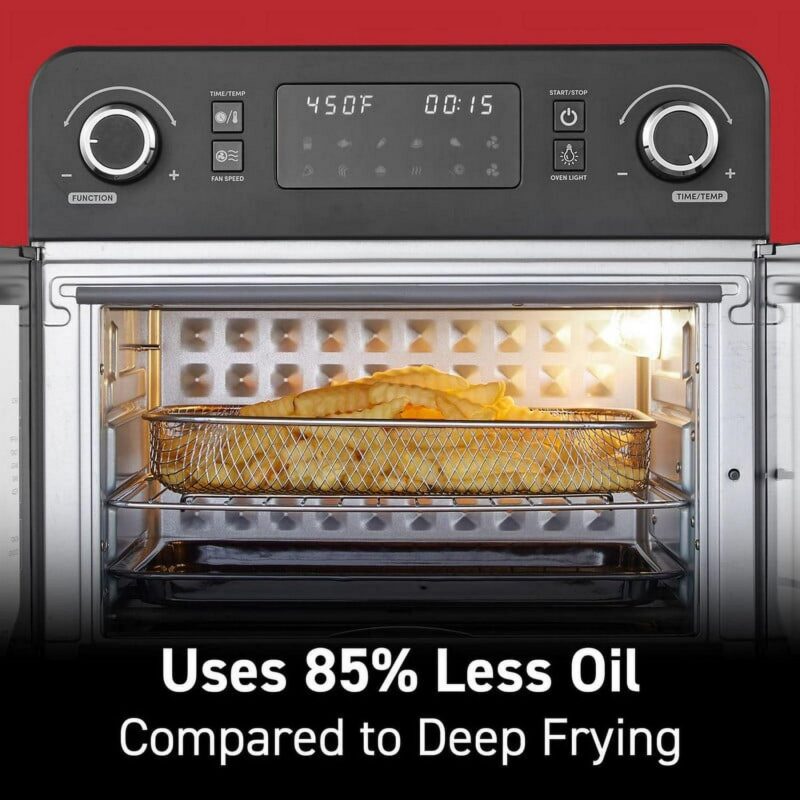 Elite Cuisine French Door 23 L Air Fryer Oven, Black - Image 3