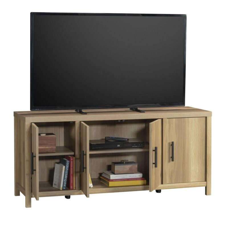 Erie Collection, by Sauder Television Stand for TV' up to 60 , Timber Oak finish - Image 14