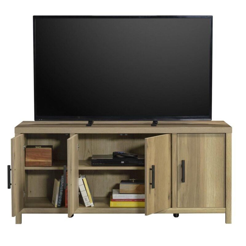 Erie Collection, by Sauder Television Stand for TV' up to 60 , Timber Oak finish - Image 15
