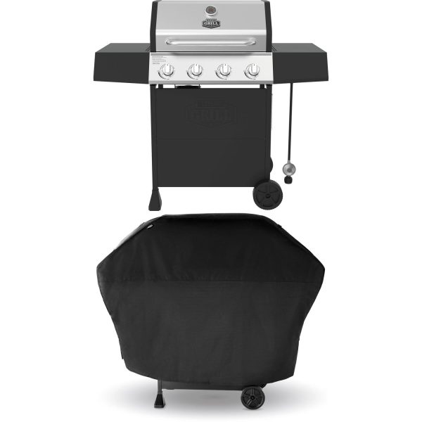 Expert Grill 4 Burner Propane Gas Grill and Protective Soft Cover