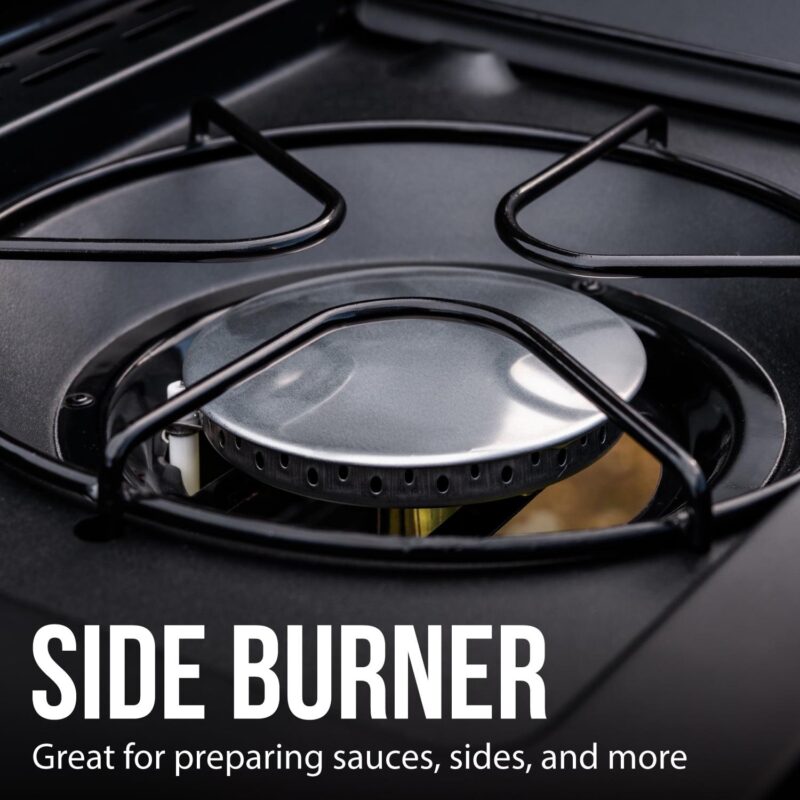 Expert Grill 4 Burner with Side Burner Propane Gas Grill in Blue - Image 8
