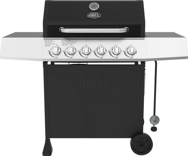 Expert Grill 6 Burner Propane Gas Grill in Black