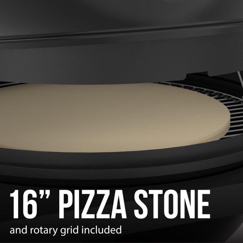 Expert Grill Kettle Cart with Pizza Accessories and Warming Rack - Image 12