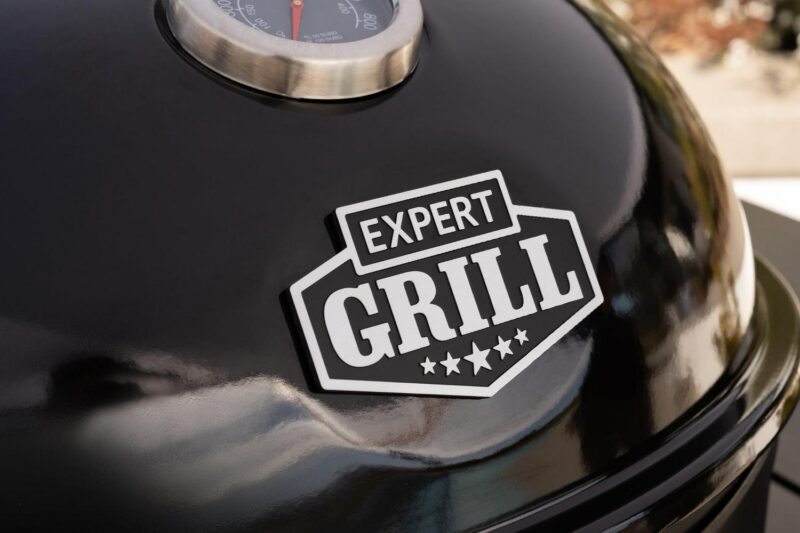 Expert Grill Kettle Cart with Pizza Accessories and Warming Rack - Image 18