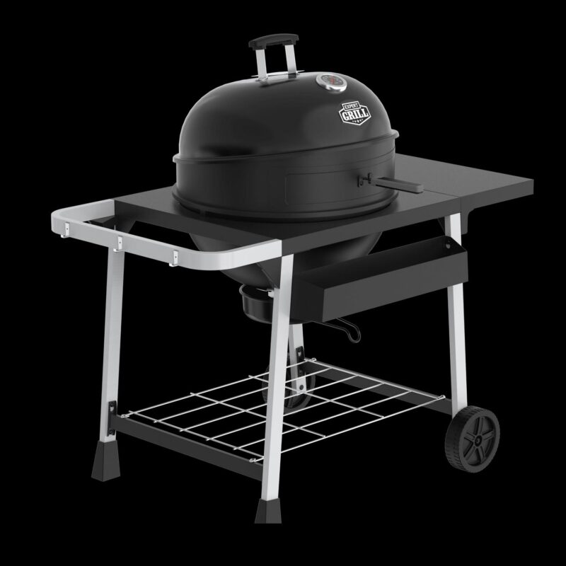 Expert Grill Kettle Cart with Pizza Accessories and Warming Rack - Image 3