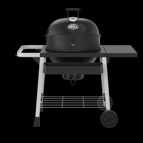 Expert Grill Kettle Cart with Pizza Accessories and Warming Rack