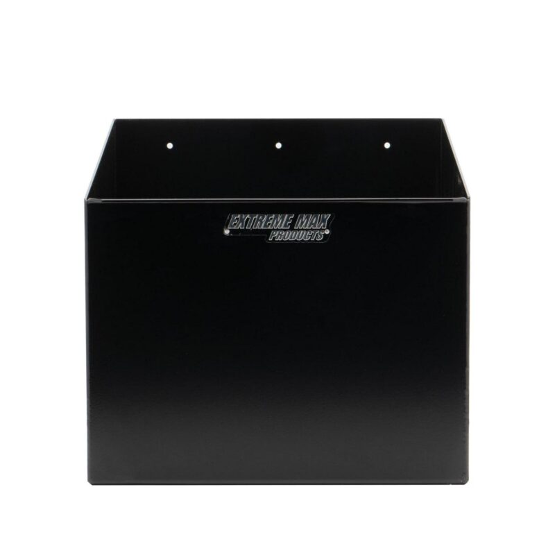 Extreme Max 5001.6157 Aluminum Single Fuel Jug Holder - Fits One 5 Gallon Container, Storage Organizer for Enclosed Race Trailer, Shop, Garage, Storage, Black - Image 2