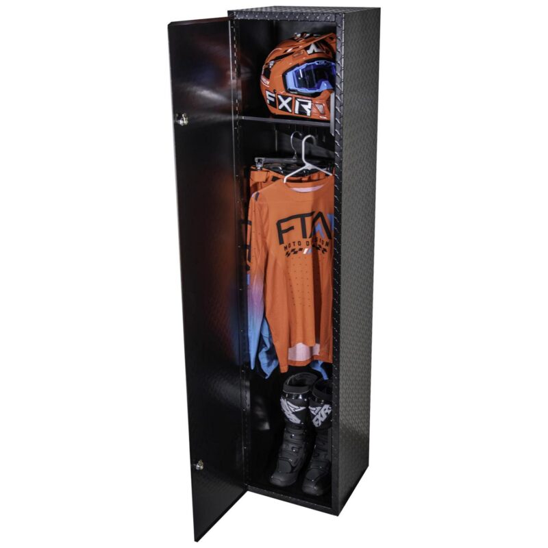 Extreme Max 5001.6441 Race Locker Storage Cabinet for Garage, Shop, Enclosed Trailer - 72  Tall, Black - Image 2