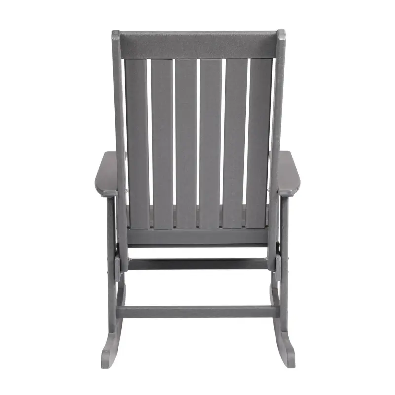 Ez-Care Tek-Wood Adirondack Rocker - Slate Grey - Image 2