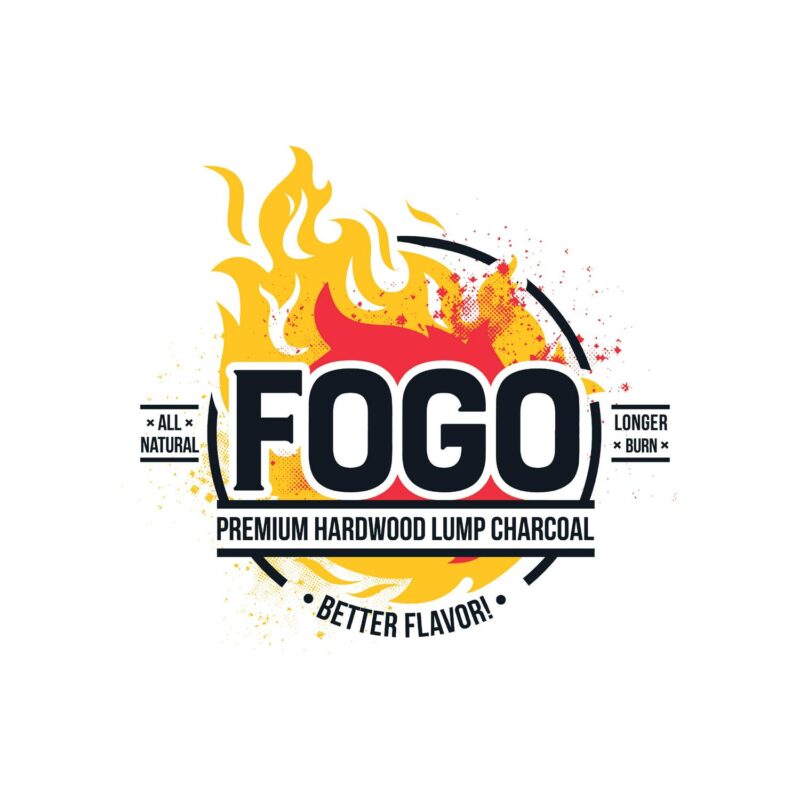 FOGO Super Premium Hardwood Lump Charcoal, Natural, Large Sized Lump Charcoal for Grilling and Smoking, Restaurant Quality, 17.6 Pound Bag, 2-Pack - Image 7