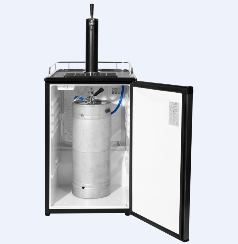 FRIGIDAIRE Beer Keg Kegerator Dispenser with Coupler, Tower Tap, Hose, and Drip Tray for Full Size and Pony Kegs, 5.4 cu. ft. Refrigerator - Image 2
