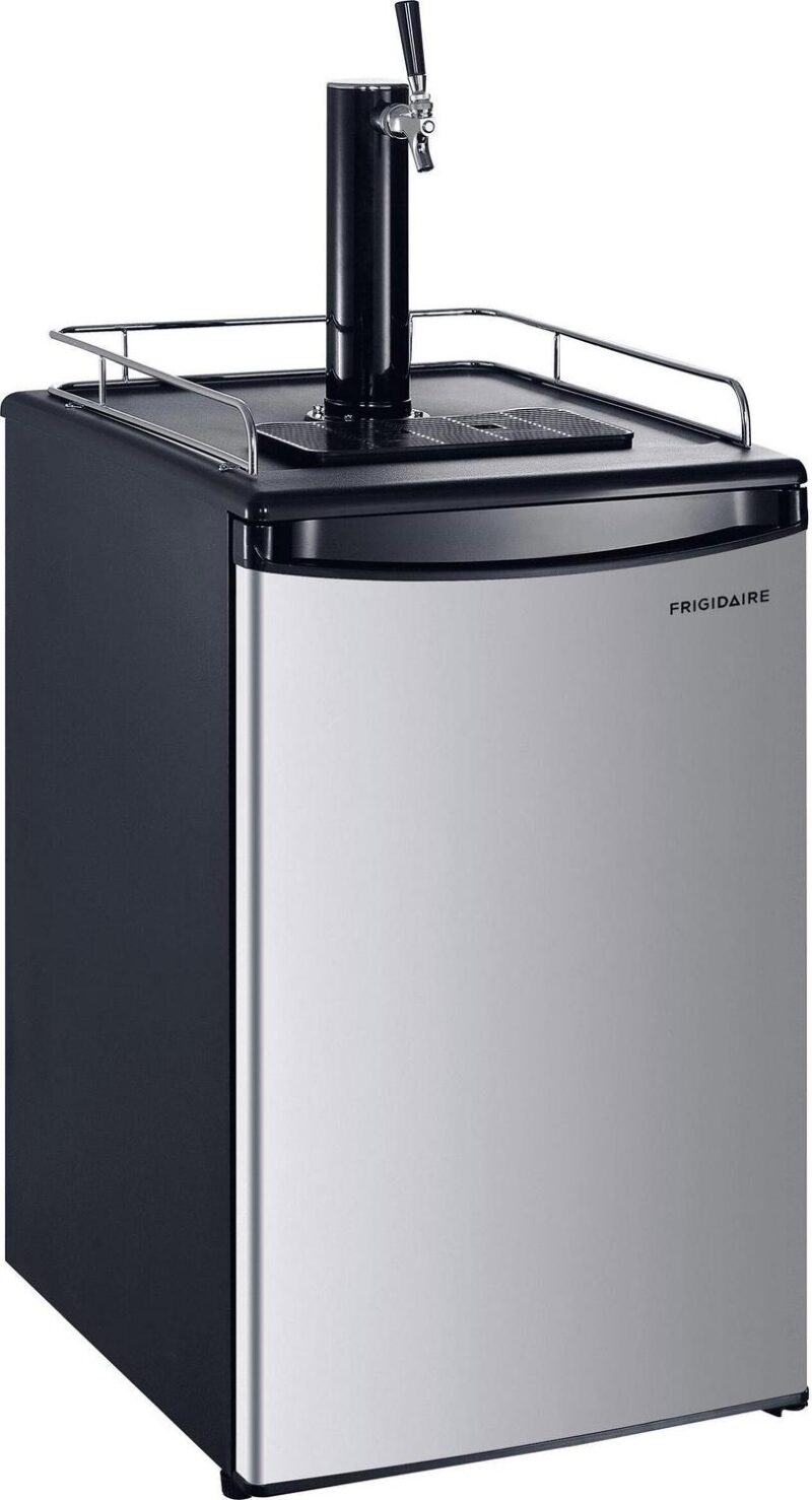 FRIGIDAIRE Beer Keg Kegerator Dispenser with Coupler, Tower Tap, Hose, and Drip Tray for Full Size and Pony Kegs, 5.4 cu. ft. Refrigerator - Image 3