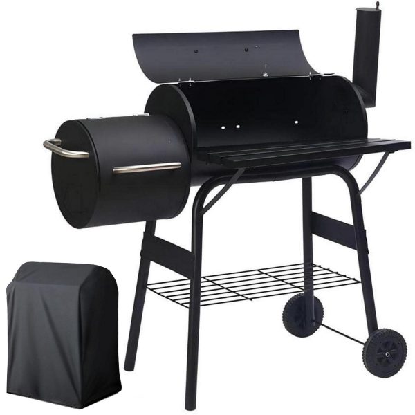 Fenbeli Portable BBQ Charcoal Grill with Cover, Black