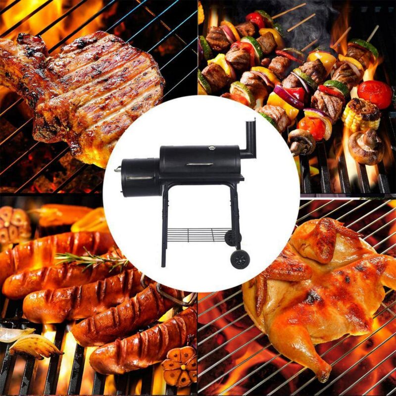 Fenbeli Portable BBQ Charcoal Grill with Cover, Black - Image 6