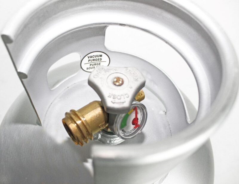Flame King 5LB Aluminum Propane Tank with Gauge and OPD Valve, Corrosion-Resistant and Rust-Free - Image 6