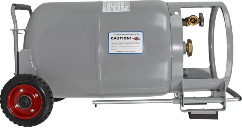 Flame King YSN30HOG Horizontal and Vertical Propane Cylinder with Premium OPD and Built-in Gauge, Gray - Image 7
