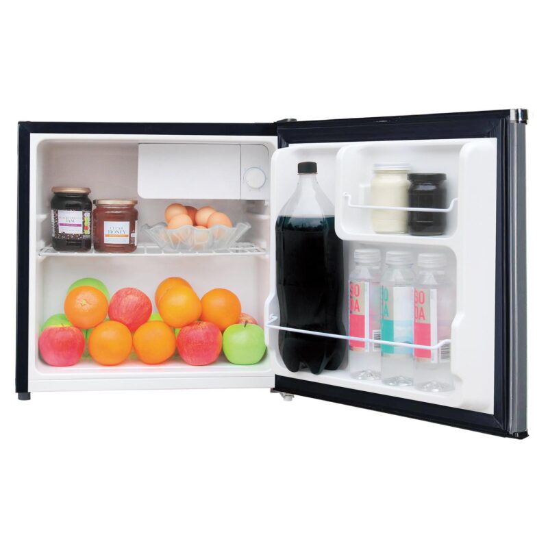 Frigidaire, 1.6 Cu. ft. Capacity Retro Refrigerator with Chrome Trim, EFR182, Platinum - Image 3