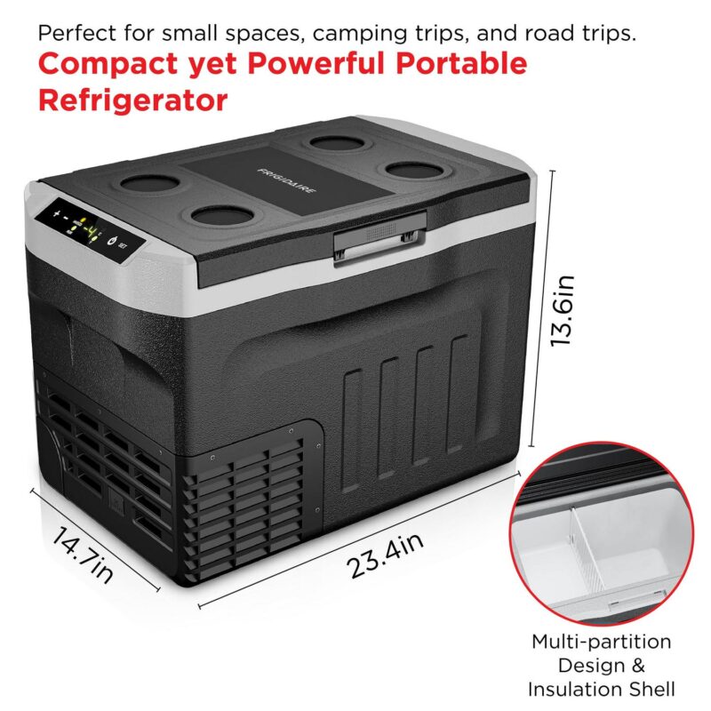 Frigidaire 20L Portable Convertible Electric Refrigerator/Freezer, 12V Car Charging - Image 6