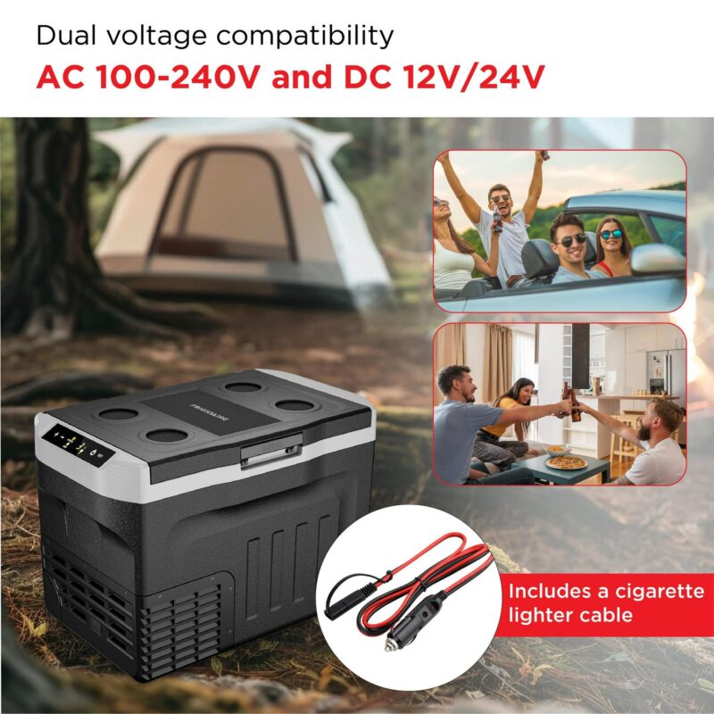 Frigidaire 20L Portable Convertible Electric Refrigerator/Freezer, 12V Car Charging - Image 3