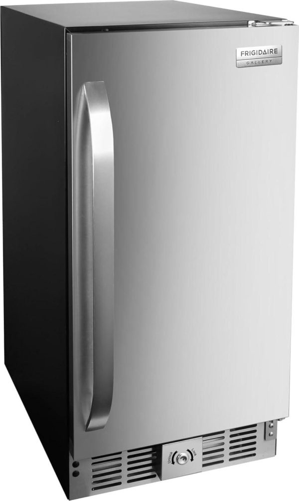 Frigidaire 2.9 Cu Ft Capacity built in fridge, frost free-W:11.6  x L: 17.2  X H: 25.3  (Stainless Steel)