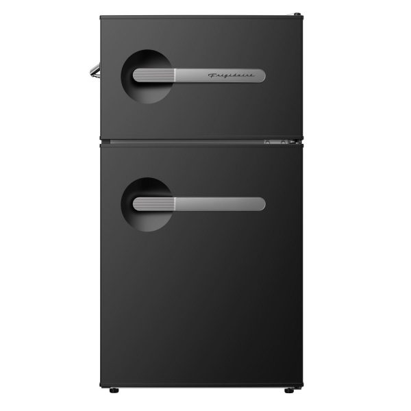 Frigidaire 3.1 cu. ft., 2 door with side bottle opener-W18.9 xL20.55 xH:33.54 (Black)