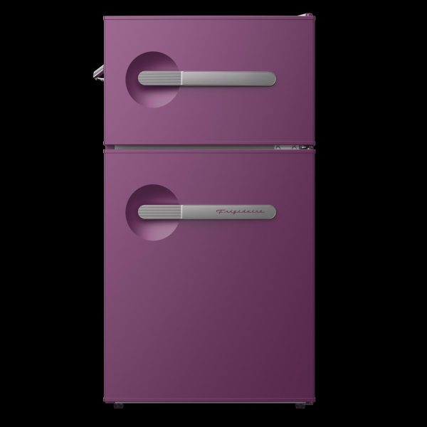 Frigidaire 3.1 cu. ft., 2 door with side bottle opener-W18.9 xL20.55 xH:33.54 (Plum)