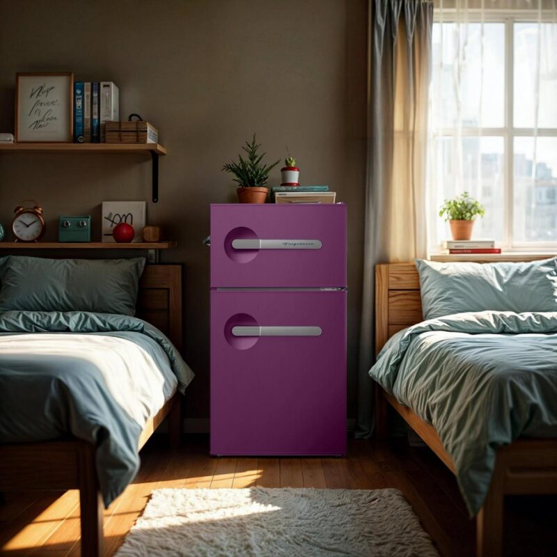 Frigidaire 3.1 cu. ft., 2 door with side bottle opener-W18.9 xL20.55 xH:33.54 (Plum) - Image 5