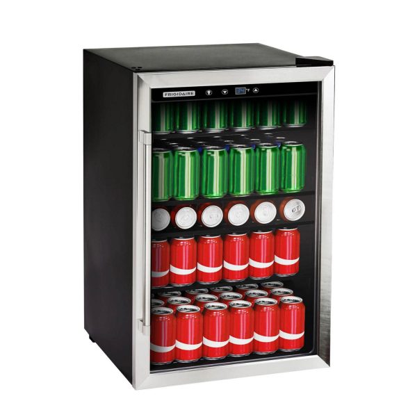 Frigidaire 4.4 Cu. ft. 126-Can Beverage Center Refrigerator, EFMIS155, Stainless Steel