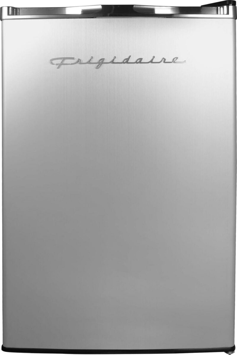Frigidaire, 4.5 Cu. Ft. Compact Fridge with Chrome Trim - EFR492, Platinum