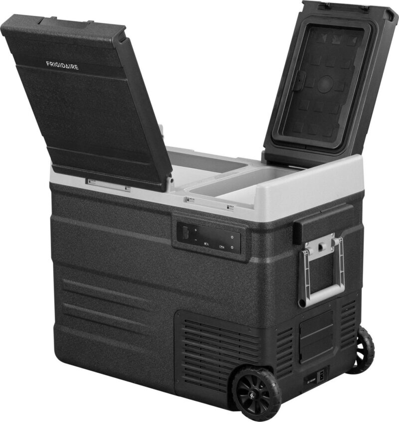 Frigidaire, 52 Qt. (49.1L) Portable Convertible Electric Refrigerator/Freezer Trolley-With App, Dual Zone, Car Fridge, Black - Image 4