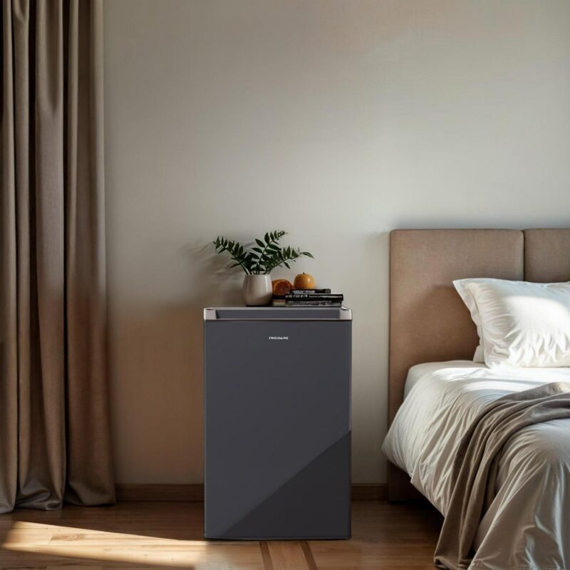 Frigidaire Compact Fridge with Chiller, 4.5 cu. ft., Mini Fridge for Office, Bedroom, Dorm Room or Cabin a W:20.59  x L: 21.26  X H:32.91  (Slate) - Image 7