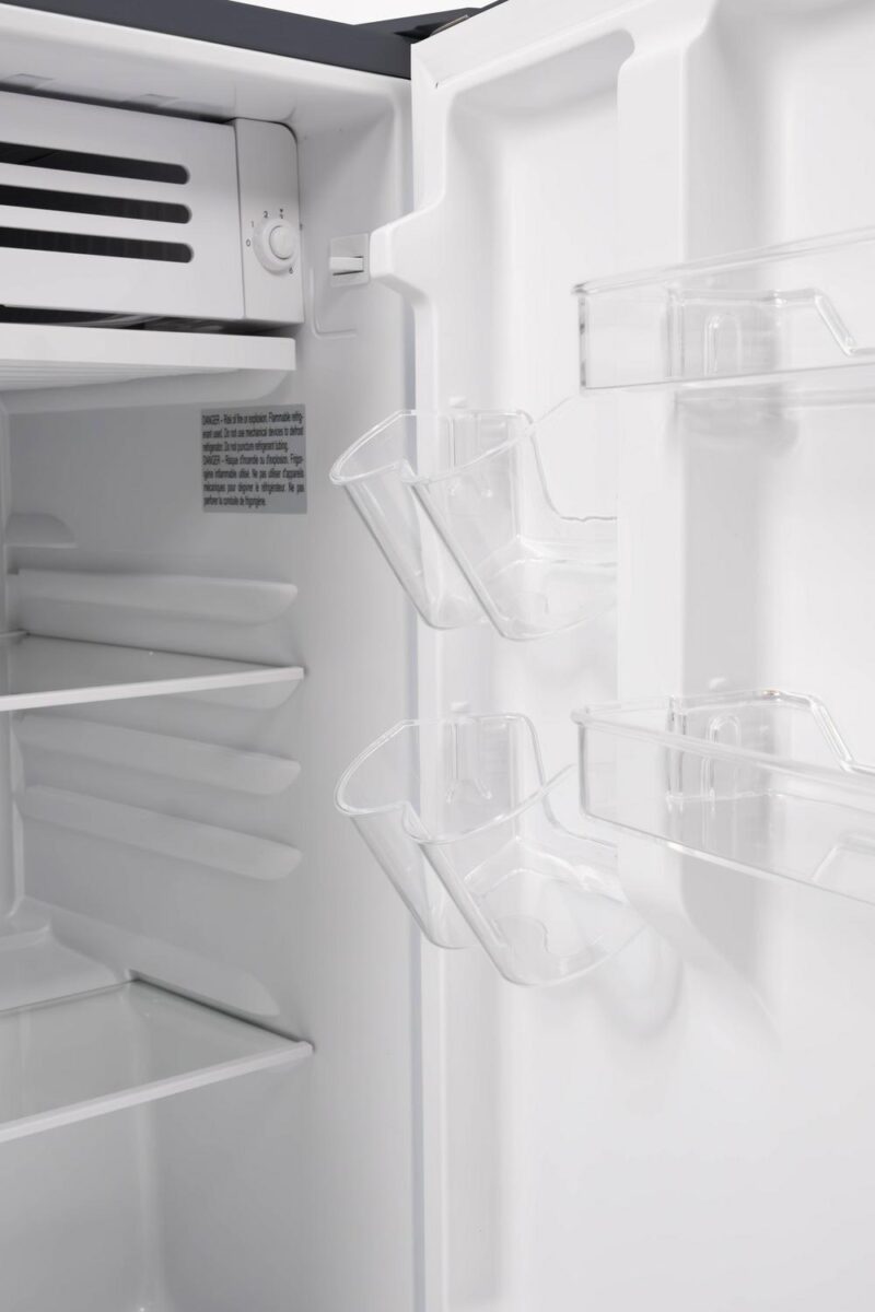 Frigidaire Compact Fridge with Chiller, 4.5 cu. ft., Mini Fridge for Office, Bedroom, Dorm Room or Cabin a W:20.59  x L: 21.26  X H:32.91  (Slate) - Image 11