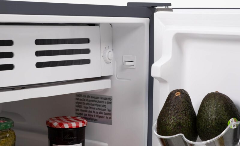Frigidaire Compact Fridge with Chiller, 4.5 cu. ft., Mini Fridge for Office, Bedroom, Dorm Room or Cabin a W:20.59  x L: 21.26  X H:32.91  (Slate) - Image 8