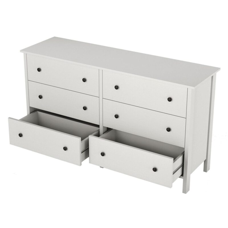 Furniture of America Gabriel 6-Drawer Dresser, White - Image 5