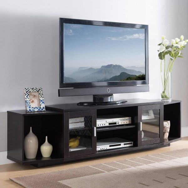 Furniture of America Daytona Mueble para Televisores de hasta 80 , Capuchino