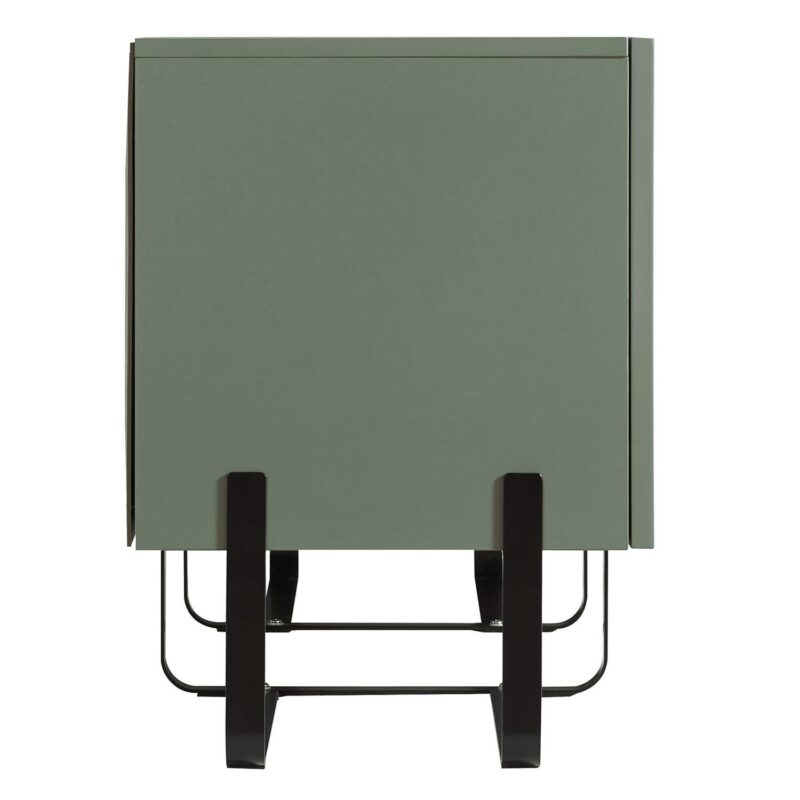 Furniture of America Haft 3-Cabinet TV Stand for TVs up to 66 , Green - Image 5