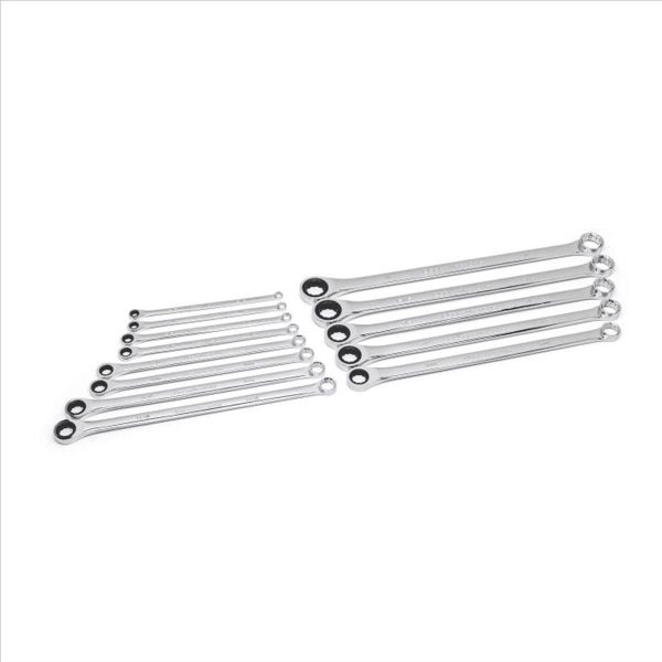 GearWrench 85999 13 Piece Gearbox Sae Double Box Ratcheting Master Wrench Set