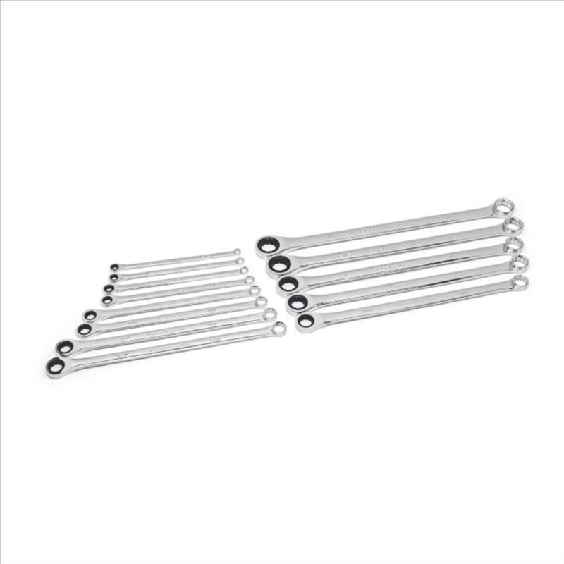 GearWrench 85999 13 Piece Gearbox Sae Double Box Ratcheting Master Wrench Set