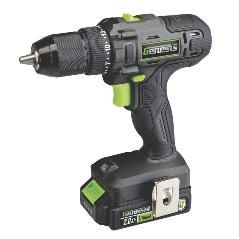 Genesis 20-Volt Cordless Li-Ion 2-Speed Drill Driver/Impact Driver Combo Kit, GL20DIDKB2 - Image 3