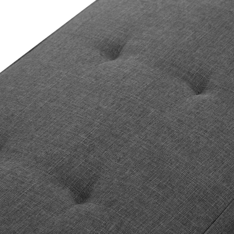 Gewnee Futon Sleeper Sofa Bed Modern Polyester Couch Convertible Folding Recliner Living Room Furniture with 2 Cup Holders for Guest Room - Image 5