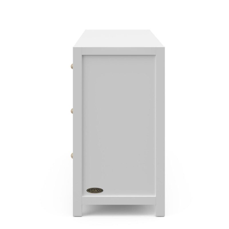 Graco Teddi 6 Drawer Nursery Double Dresser, White - Image 9