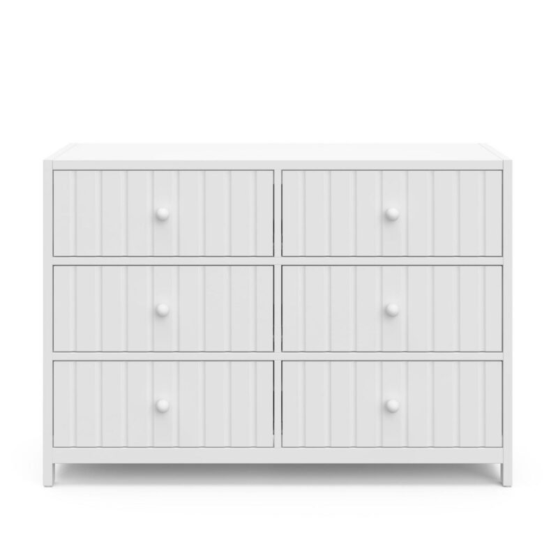 Graco Teddi 6 Drawer Nursery Double Dresser, White - Image 11