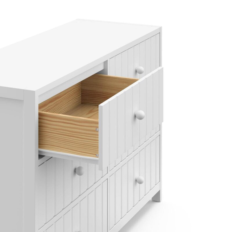 Graco Teddi 6 Drawer Nursery Double Dresser, White - Image 13