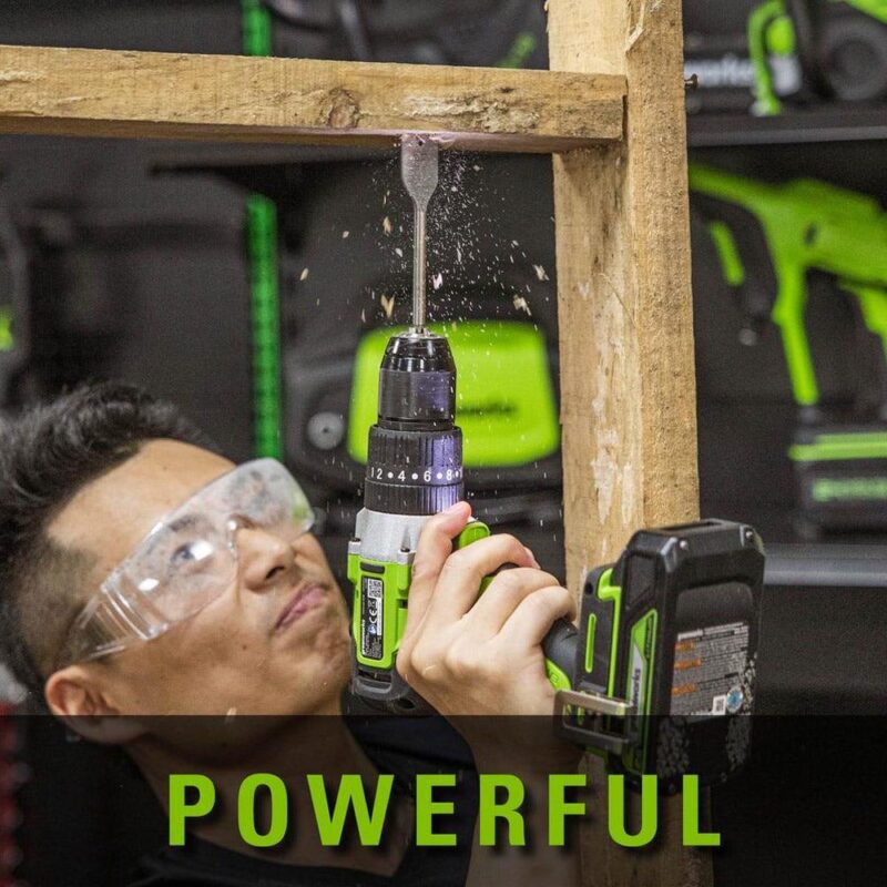 Greenworks 24V Brushless 1/2  Hammer Drill, Battery Not Included 3703402AZ - Image 6