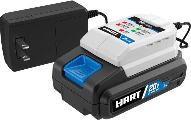 HART 20-Volt 1/2-inch Impact Wrench and 1/2-inch Impact Socket Set, MM Bundle, (1) 2.0Ah 20V Lithium-Ion Battery and Fast Charger - Image 4