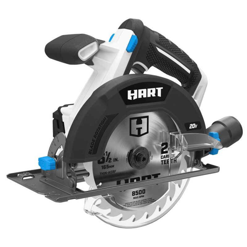HART 20-Volt Nailing Kit w/HART 20V 18G Brad Nailer Kit, HART 20V 6-1/2  Circular Saw, and HART Impact Work Gloves - Image 4