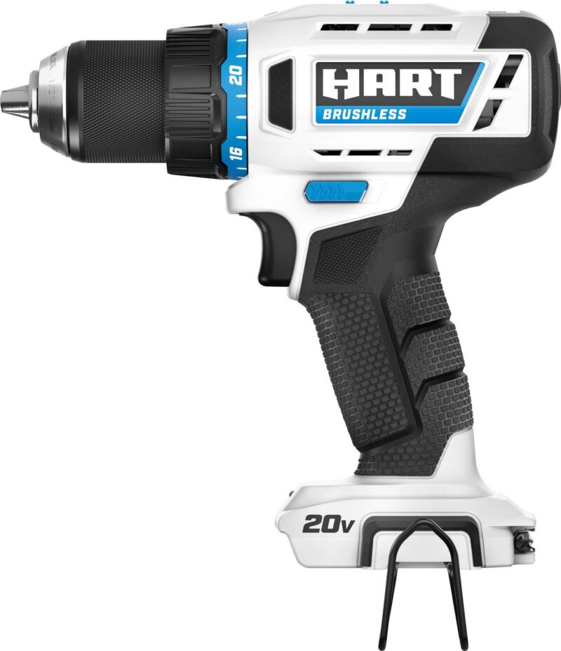 HART Cordless 20-Volt Brushless 1/2-inch Drill/Driver (Battery Not Included), New Condition - Image 7